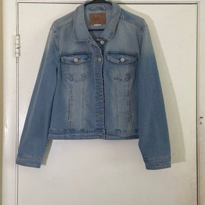 2 For $12 One5one plus size Jean Denim Cropped Jacket 2X NWT